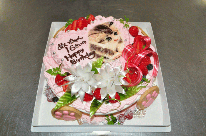 ねこちゃんのケーキ♡