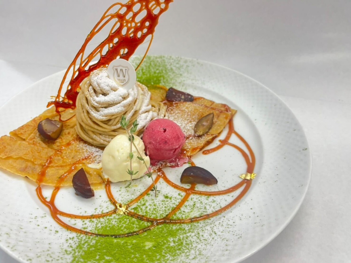 ◇国産和栗のクレープ◇